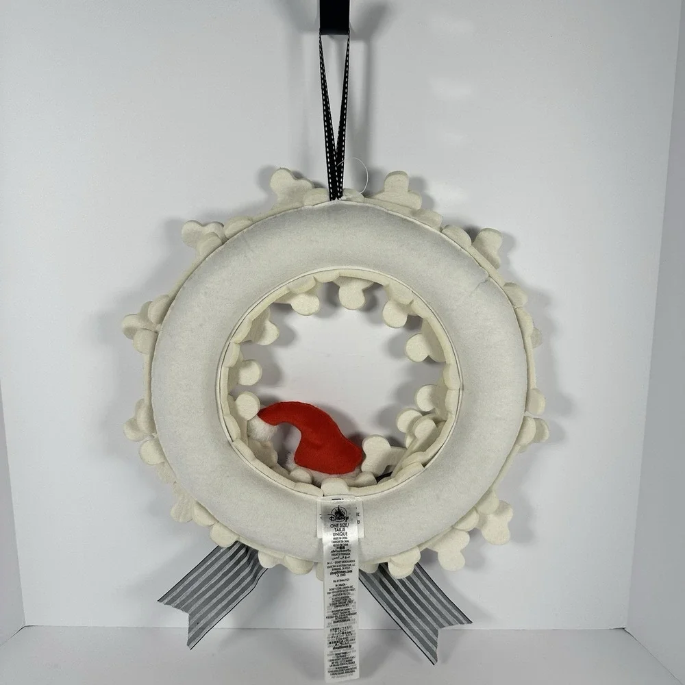 Disney Nightmare Before Christmas Jack Skellington Bone Christmas Wreath